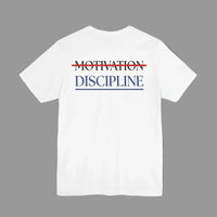 RISK ADDICT — Tee "Discipline > Motivation"