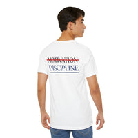 RISK ADDICT — Tee "Discipline > Motivation"